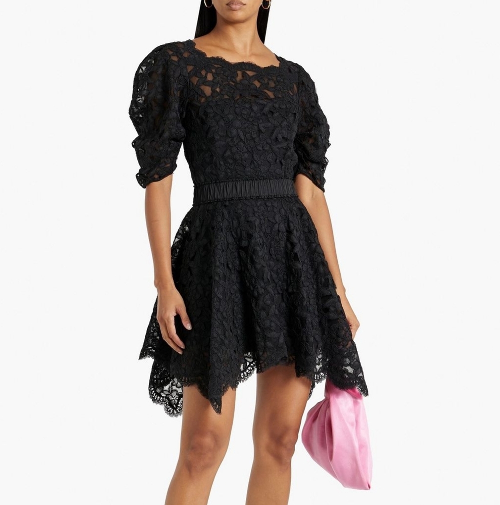 Jonathan Simkhai Beverly Lace Mini Dress Size 2 (~xS)